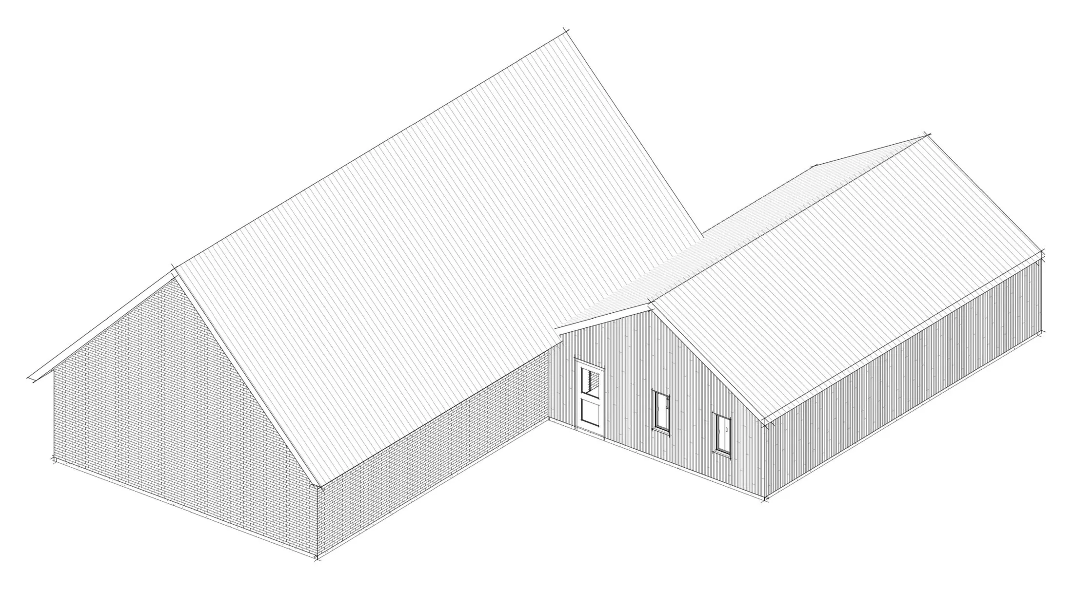 3D-visualisering, set fra siden